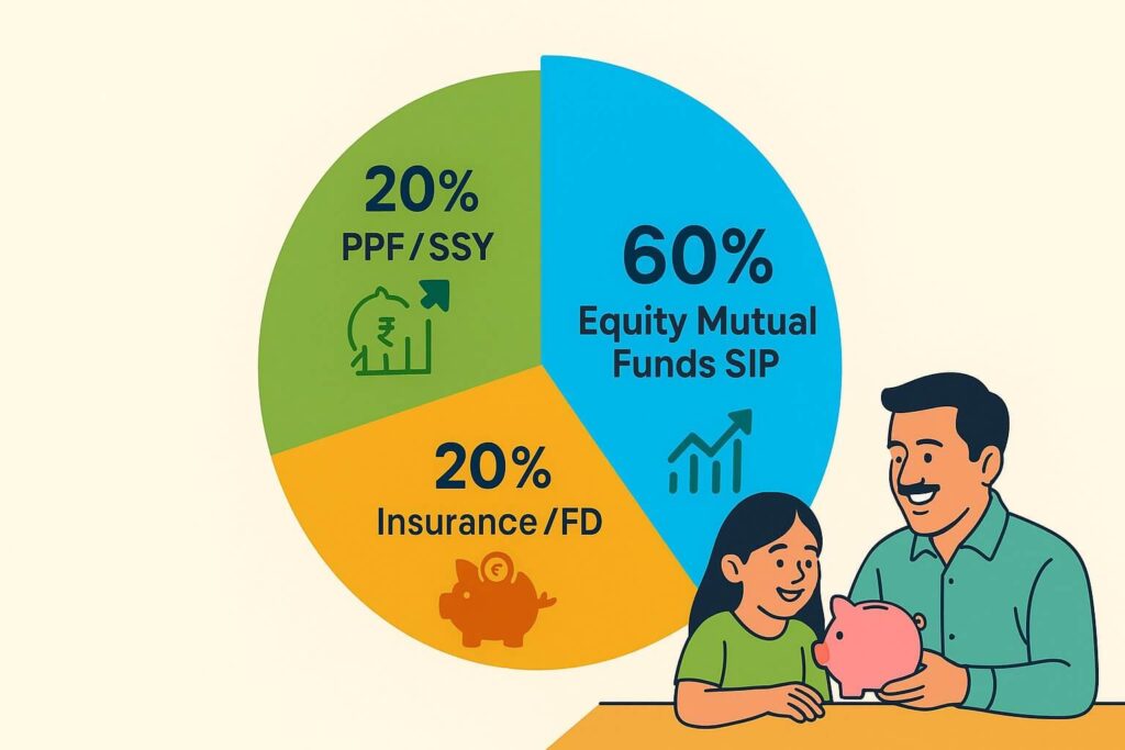mix portfolio for child's future